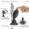 Dilatador anal con vibracion regulable por inclinacion y carga USB